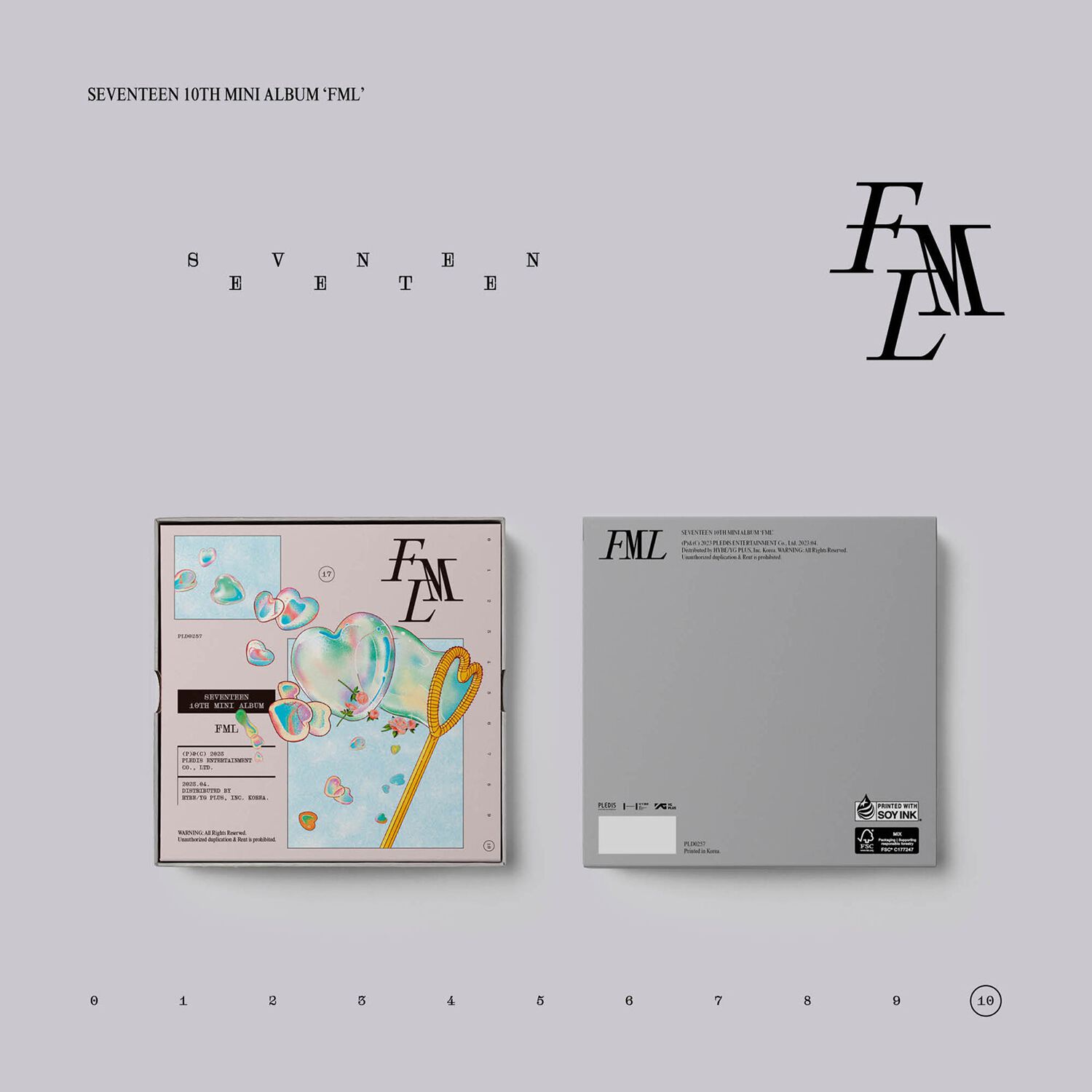 Seventeen FML (Vers.4) CD multicolor Seventeen FML (Vers.4) CD multicolor