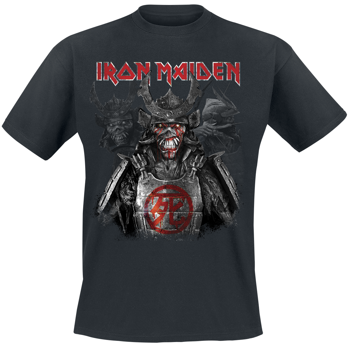 Iron Maiden - Senjutsu Heads - T-Shirt - schwarz