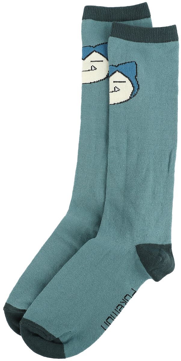 Pokémon – Gaming Socken – Relaxo – EU 35-38 – für Damen – Größe EU 35-38 – blau