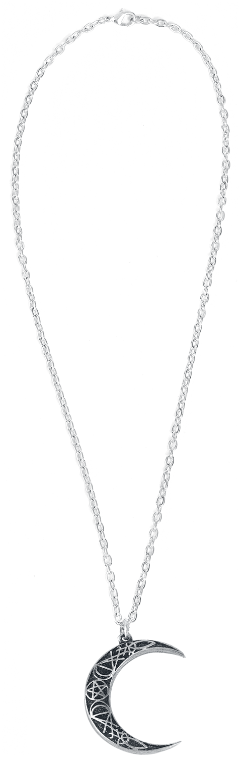 Alchemy Gothic - Gothic Halskette - A Pact with a Prince - für Damen - schwarz/silberfarben