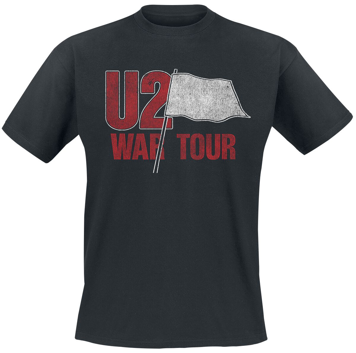 Levně U2 War Tour Tričko černá