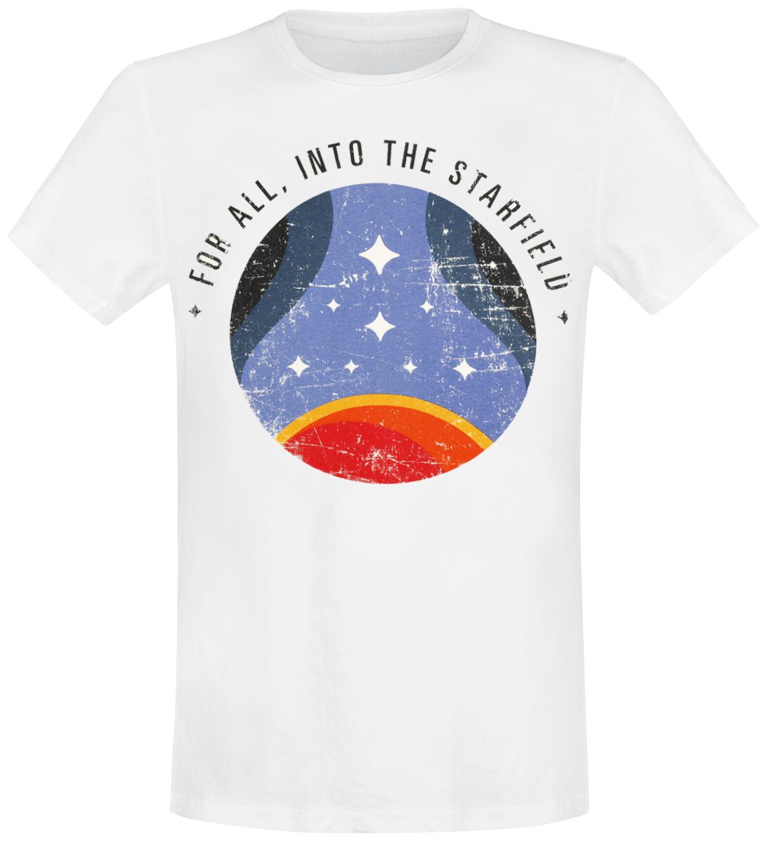 Starfield - Gaming T-Shirt - Into The Starfield - S bis XXL - für Männer - Größe XXL - weiß