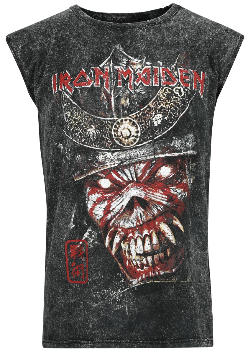 Iron Maiden Seal Tank-Top grau in M