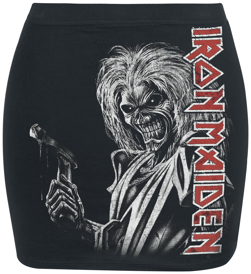 Iron Maiden - Killer - Kurzer Rock - schwarz