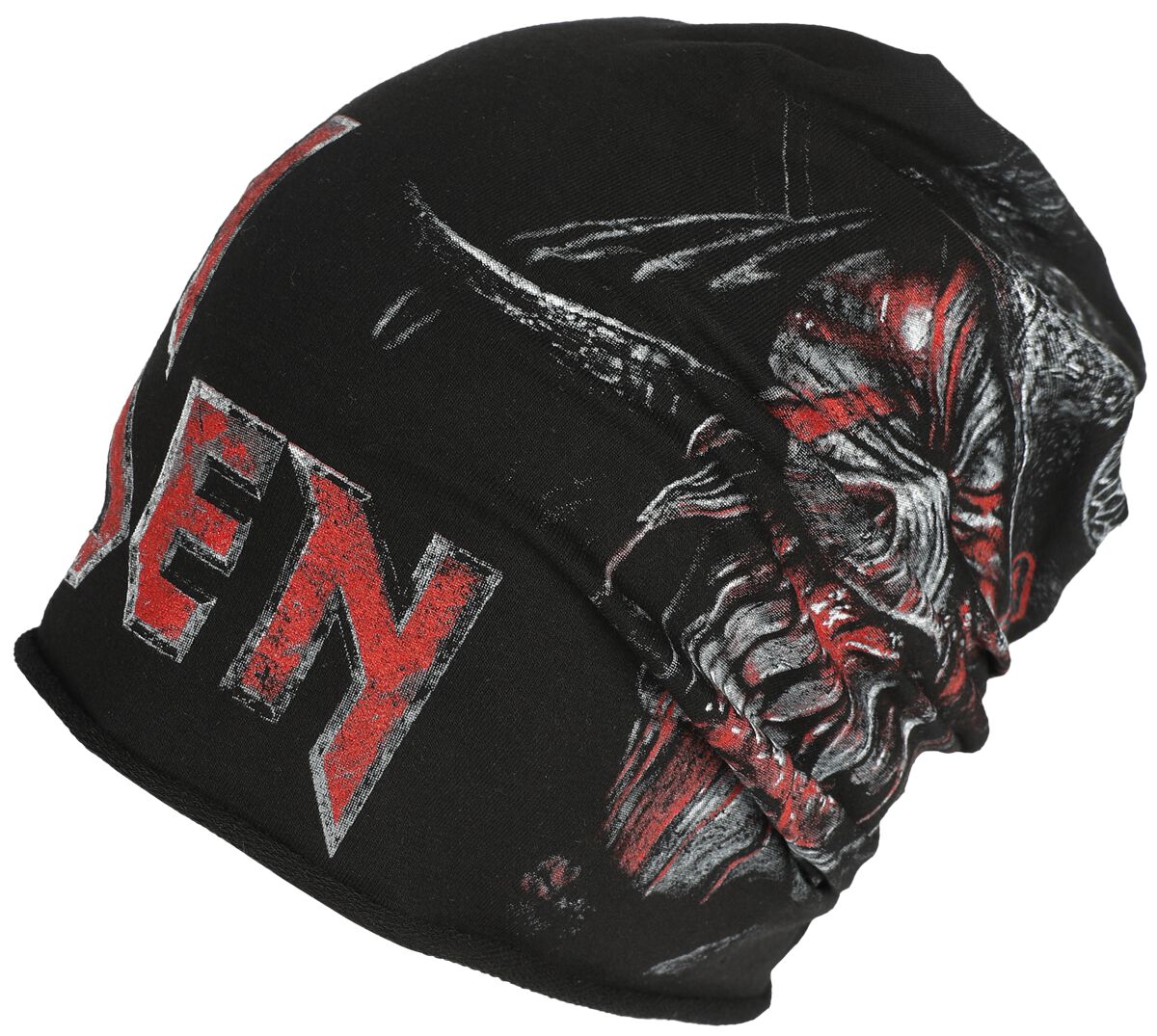 Iron Maiden Mütze - schwarz  - Lizenziertes Merchandise!