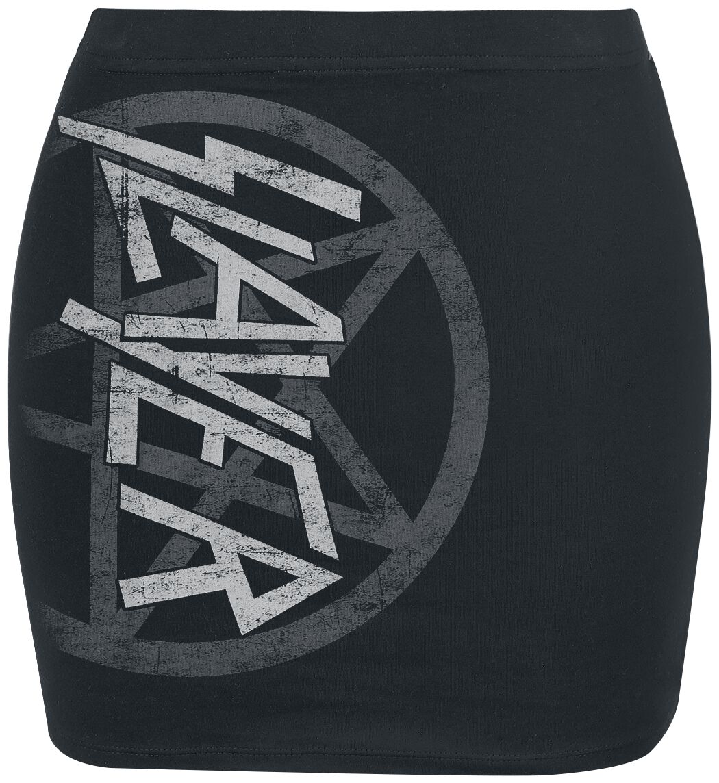 Slayer Kurzer Rock - My Choice - S bis XXL - für Damen - Größe XL - schwarz  - Lizenziertes Merchandise!