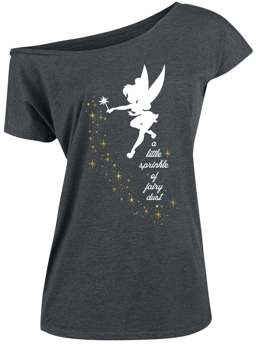 Peter Pan Disney T-Shirt - Pixie Dust - for Women - grey