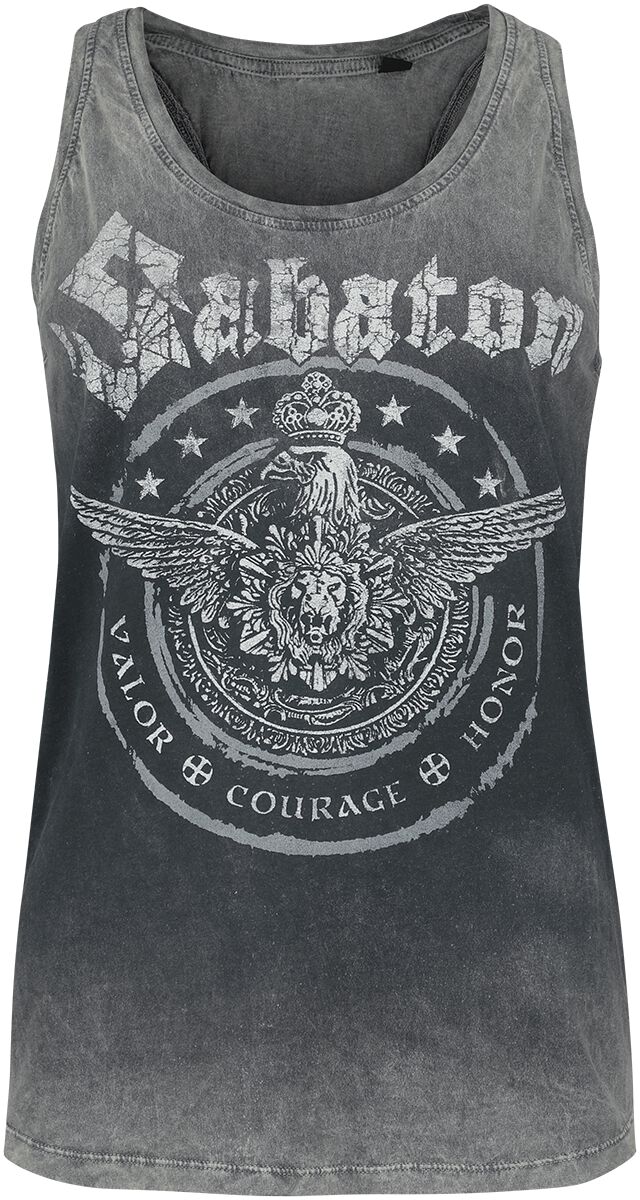 Sabaton T-Shirt - Valor Courage Honor - S bis 4XL - für Männer - Größe S - charcoal  - EMP exklusives Merchandise!