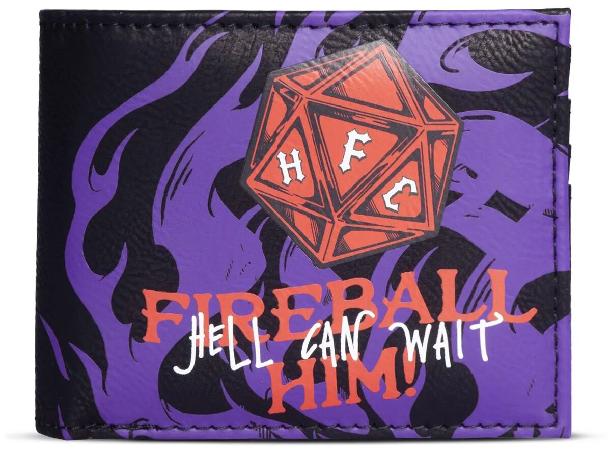 Stranger Things Hellfire Club - Fireball Him Geldbörse schwarz
