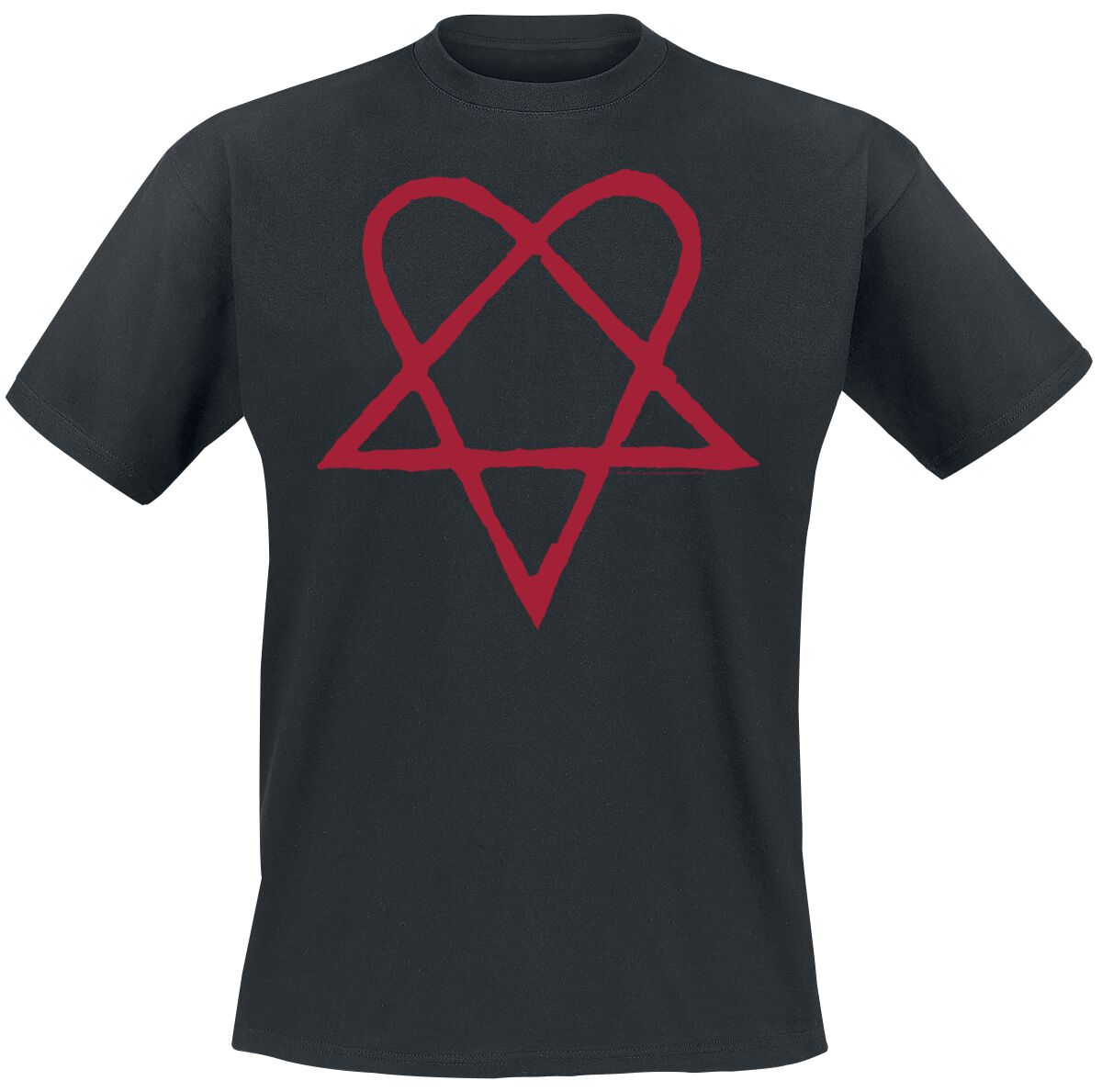 HIM T-Shirt – Dark Red Heartagram – XL bis XXL – für Männer – Größe XXL – schwarz – Lizenziertes Merchandise! HIM T-Shirt – Dark Red Heartagram – XL bis XXL – für Männer – Größe XXL – schwarz – Lizenziertes Merchandise!