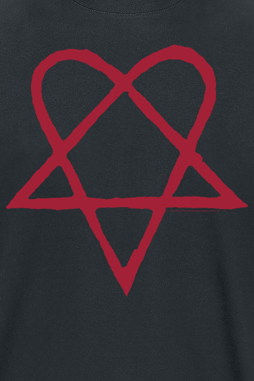 HIM T-Shirt - Dark Red Heartagram - XL bis 3XL - für Männer - Größe 3XL - schwarz  - Lizenziertes Merchandise!