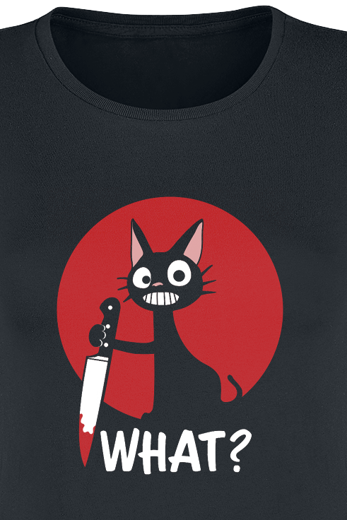 4068143004077 - What? T-Shirt schwarz in L 4068143004077 - What? T-Shirt schwarz in L