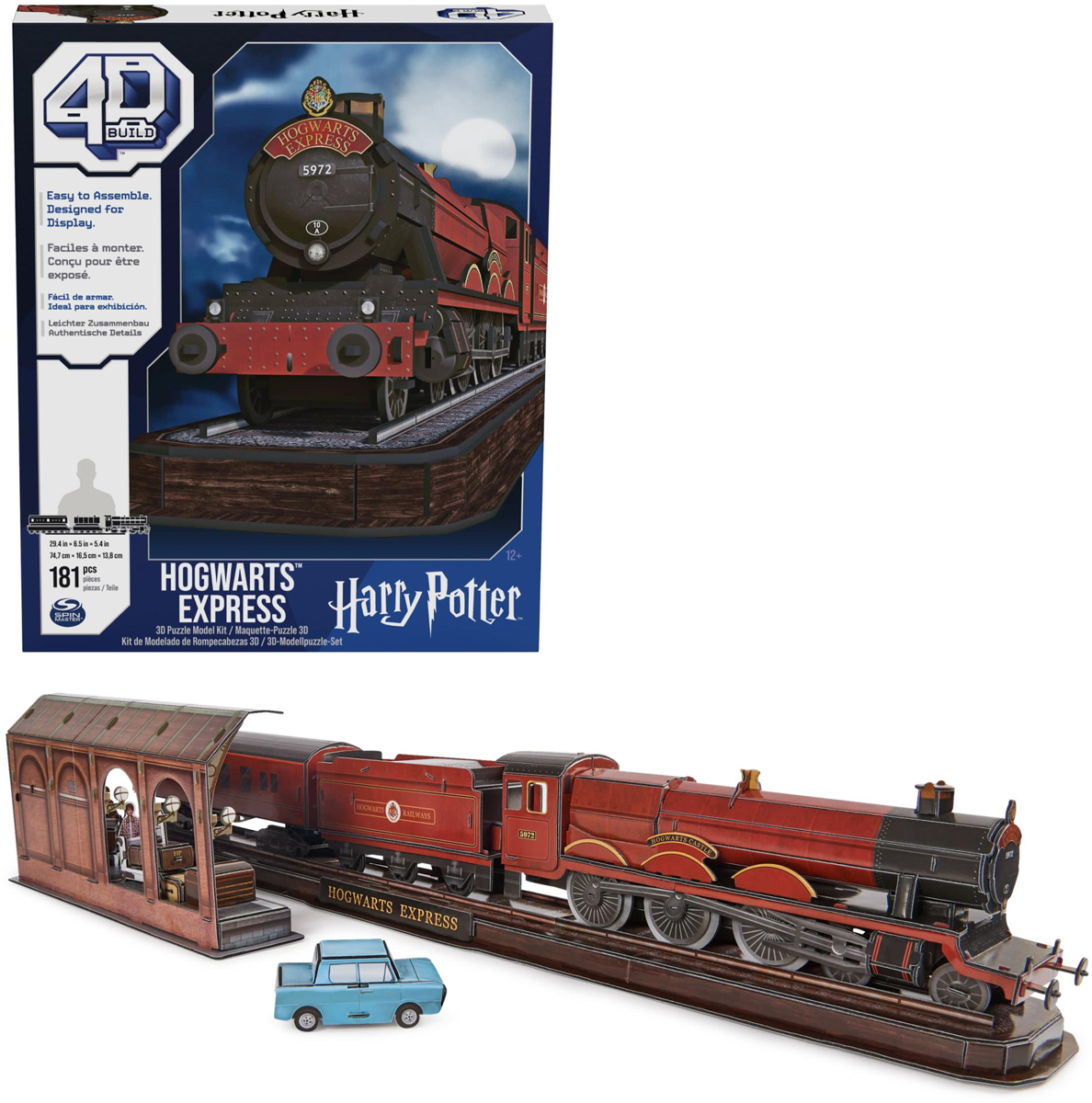 Harry Potter - 4D Build - Hogwarts Express - Puzzle - multicolor