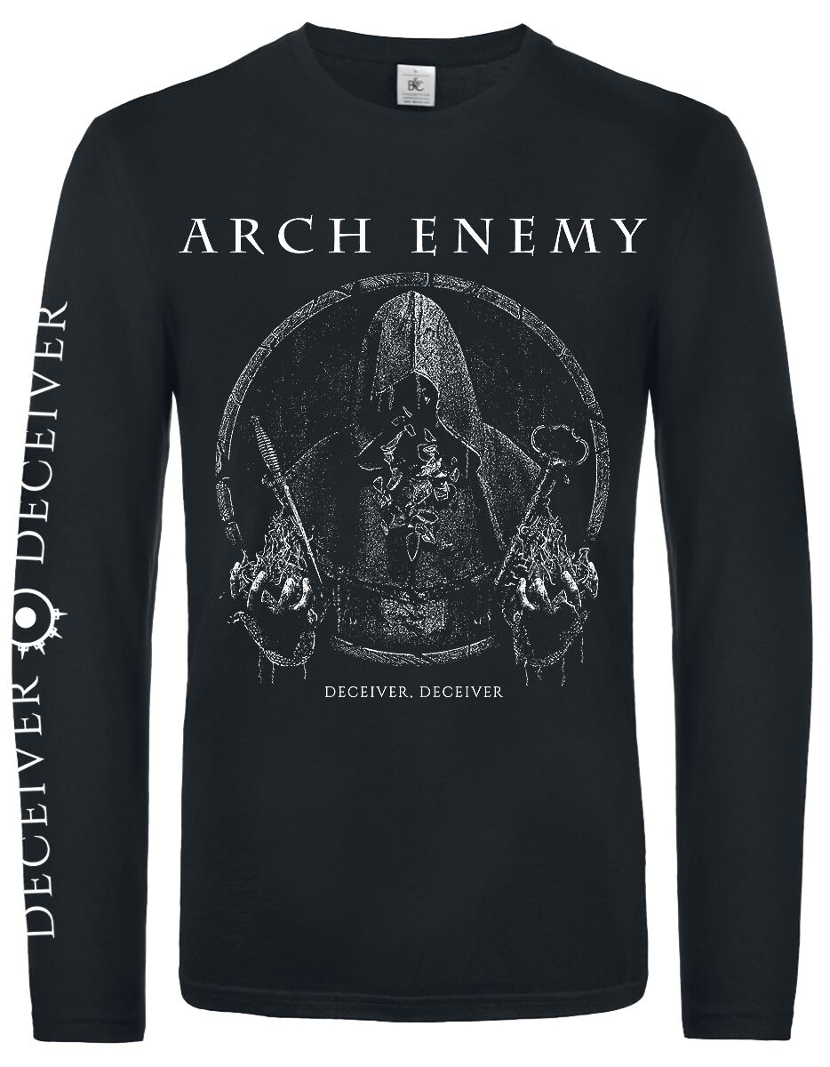 Levně Arch Enemy Deceiver Tričko s dlouhým rukávem černá