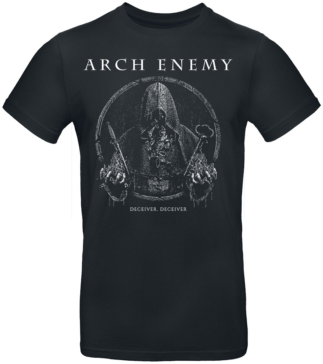 Image of T-Shirt di Arch Enemy - Deceiver - S a 5XL - Uomo - nero