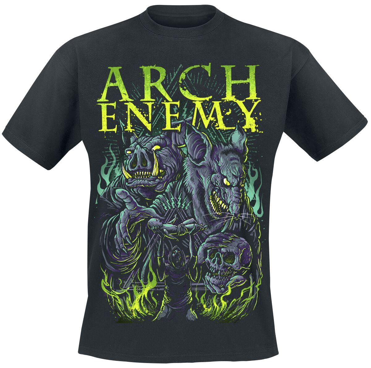 Image of T-Shirt di Arch Enemy - Ritual - S a 4XL - Uomo - nero