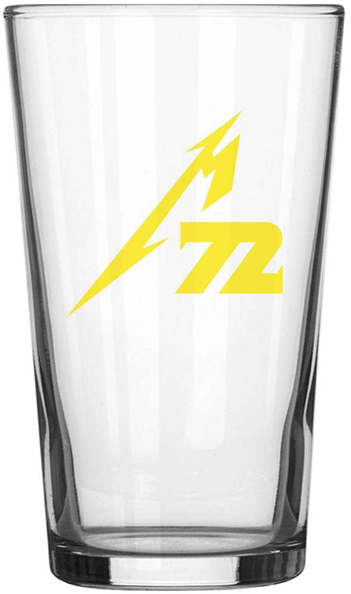 Metallica 72 seasons Vaso de cerveza transparente