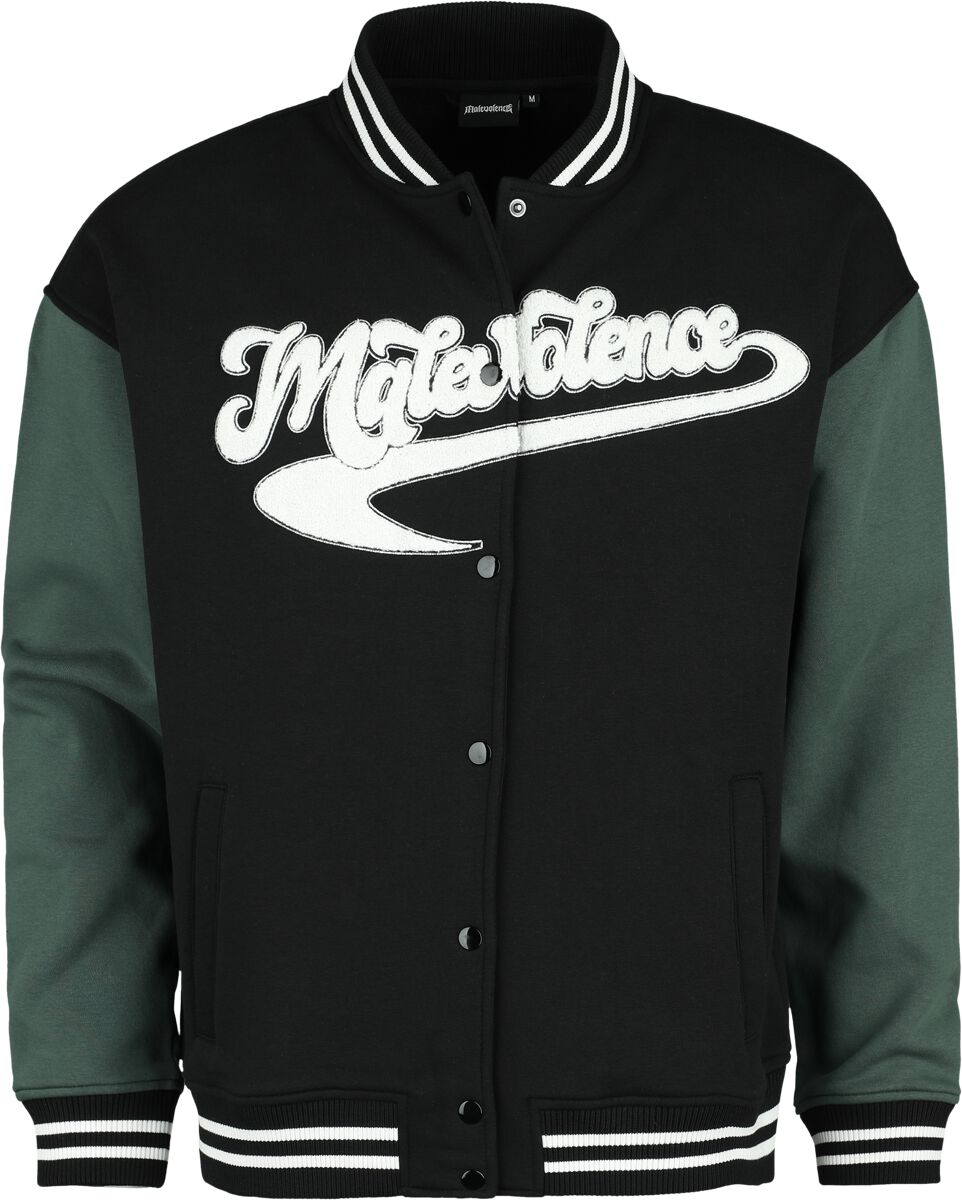 Malevolence Collegejacke - Logo - Oversize - S bis 3XL - für Männer - Größe 3XL - multicolor  - EMP exklusives Merchandise!