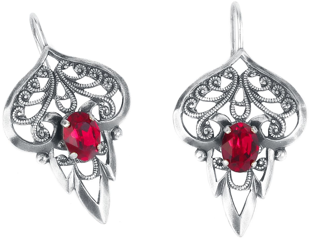 Krikor – Gothic Ohrring – Oval – für Damen – silberfarben Krikor – Gothic Ohrring – Oval – für Damen – silberfarben