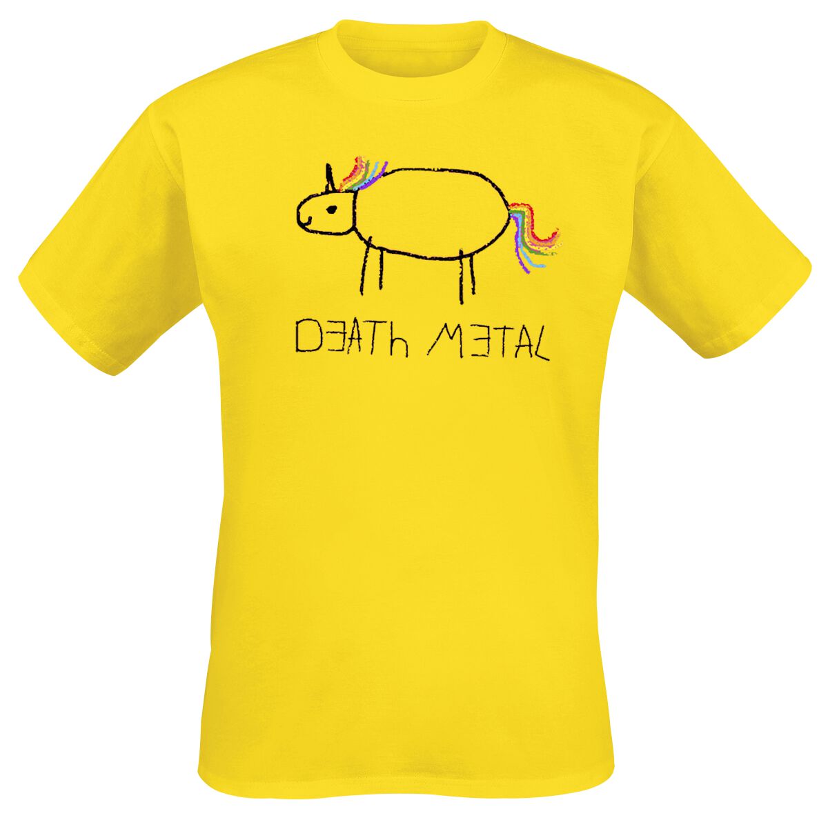 Death Metal T-Shirt - S - für Männer - Größe S - gelb