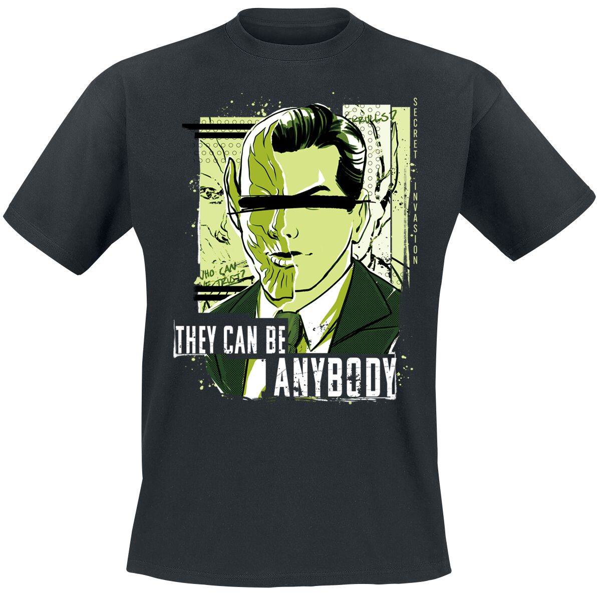 Secret Invasion They Can Be Anybody T-Shirt schwarz in XL