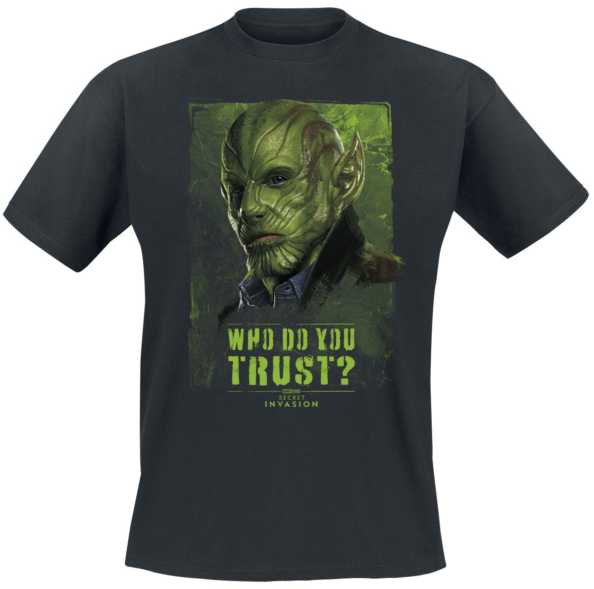 Secret Invasion - Marvel T-Shirt - Who Do You Trust? Talos - S bis XL - für Männer - Größe S - schwarz  - EMP exklusives Merchandise!