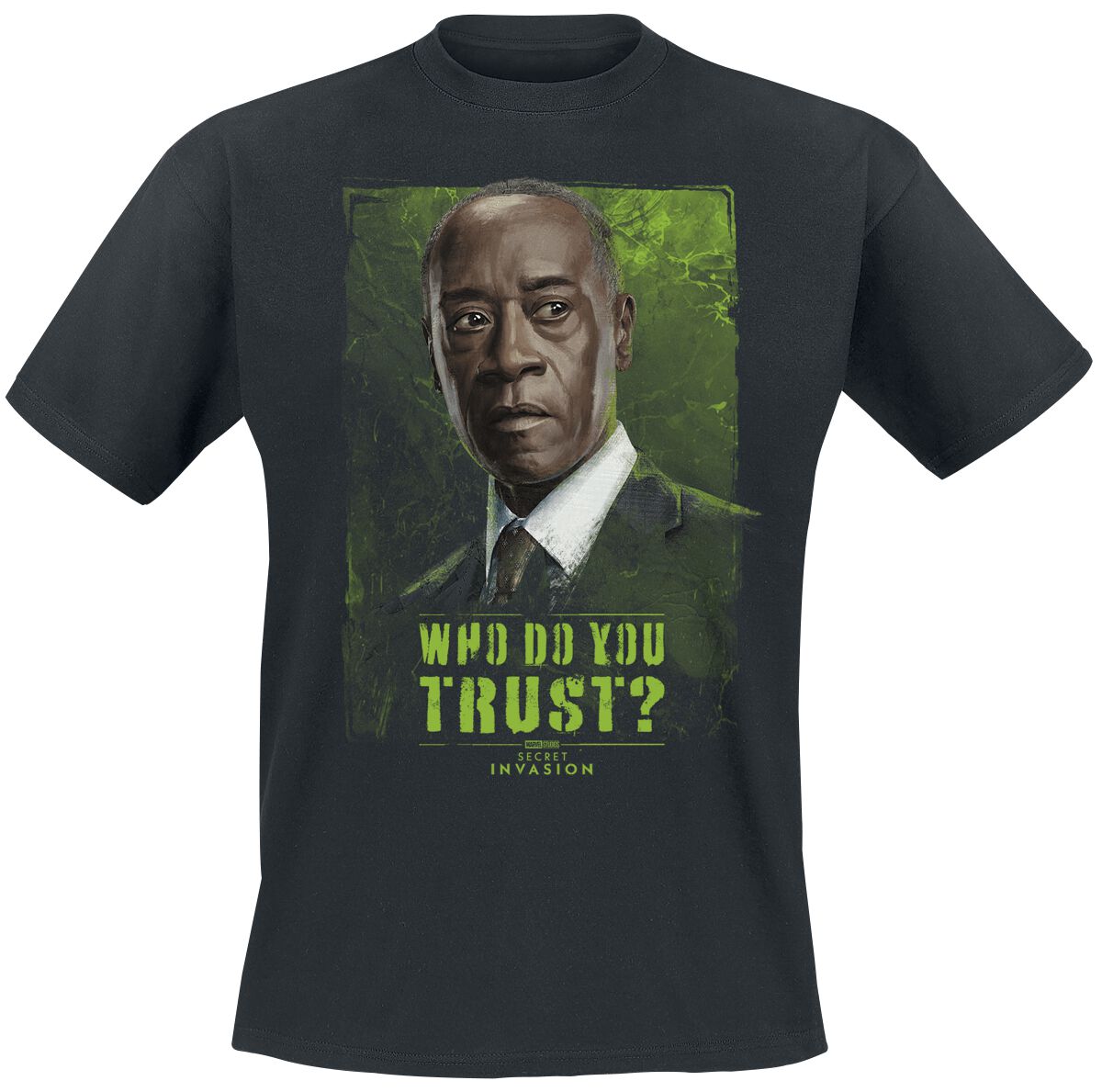Secret Invasion - Marvel T-Shirt - Who Do You Trust? James - S bis 3XL - für Männer - Größe 3XL - schwarz  - EMP exklusives Merchandise!