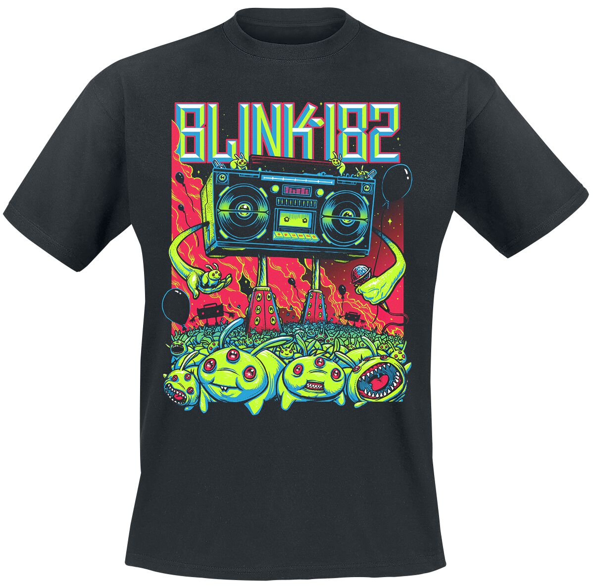Levně Blink-182 Superboom Tričko černá