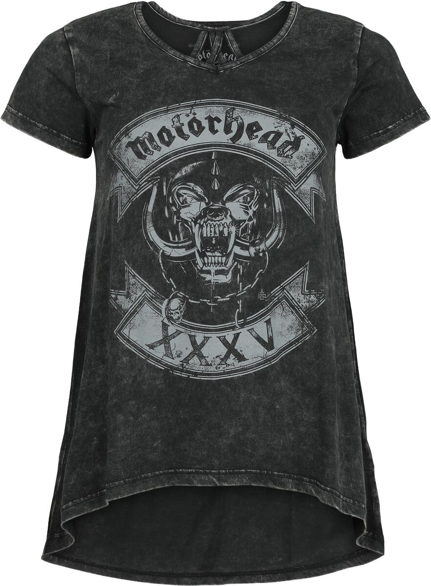 Motörhead T-Shirt - EMP Signature Collection - S bis 3XL - für Damen - Größe S - dunkelgrau  - EMP exklusives Merchandise!
