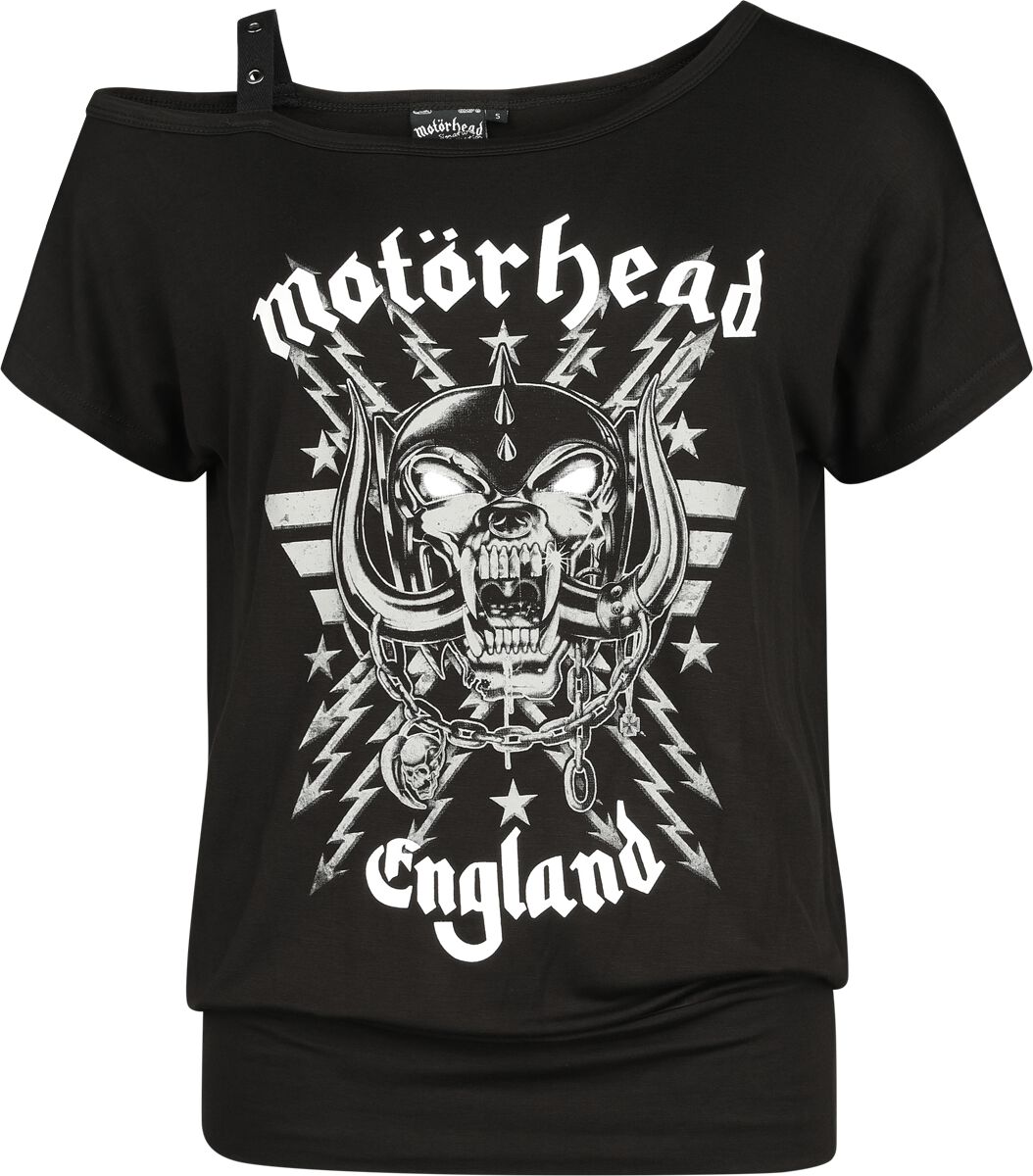Motörhead T-Shirt - S bis 3XL - für Damen - Größe S - schwarz  - EMP exklusives Merchandise!