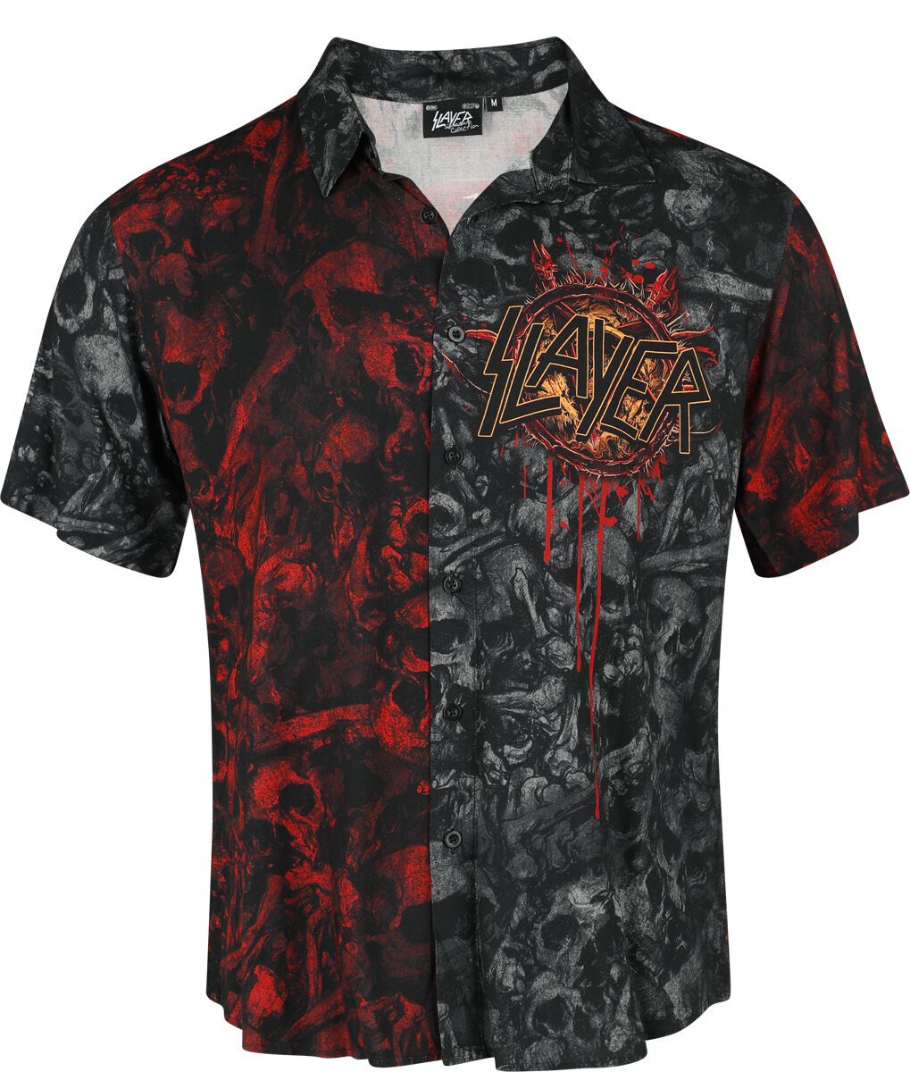 Slayer Kurzarmhemd - EMP Signature Collection - S bis XXL - für Männer - Größe S - multicolor  - EMP exklusives Merchandise!