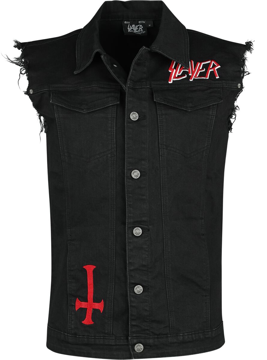Slayer Weste - EMP Signature Collection - S bis 3XL - für Männer - Größe S - schwarz  - EMP exklusives Merchandise!