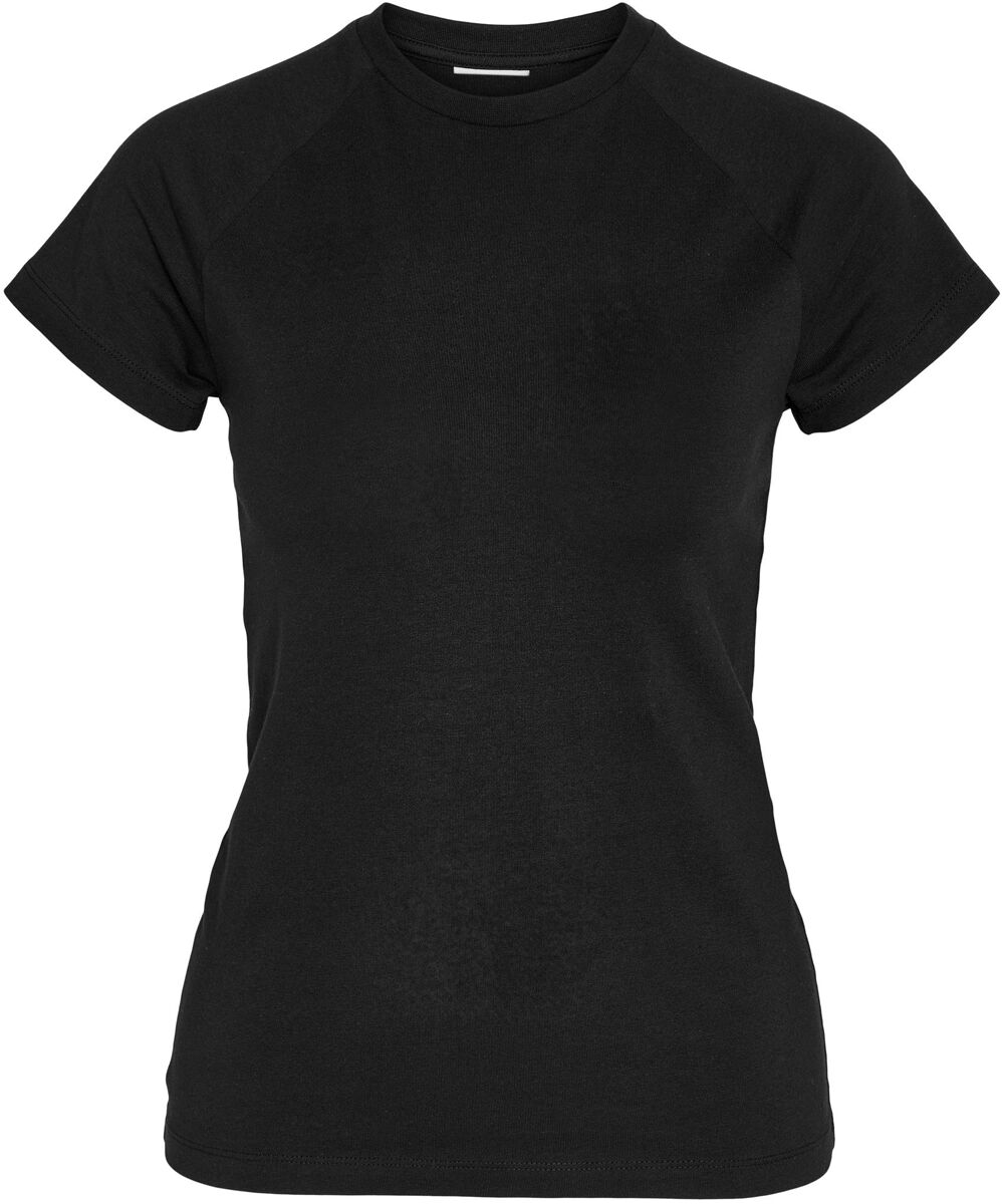 Image of T-Shirt di Noisy May - NMKatinka S/S Raglan Top FWD JRS NOOS - XS a XL - Donna - nero