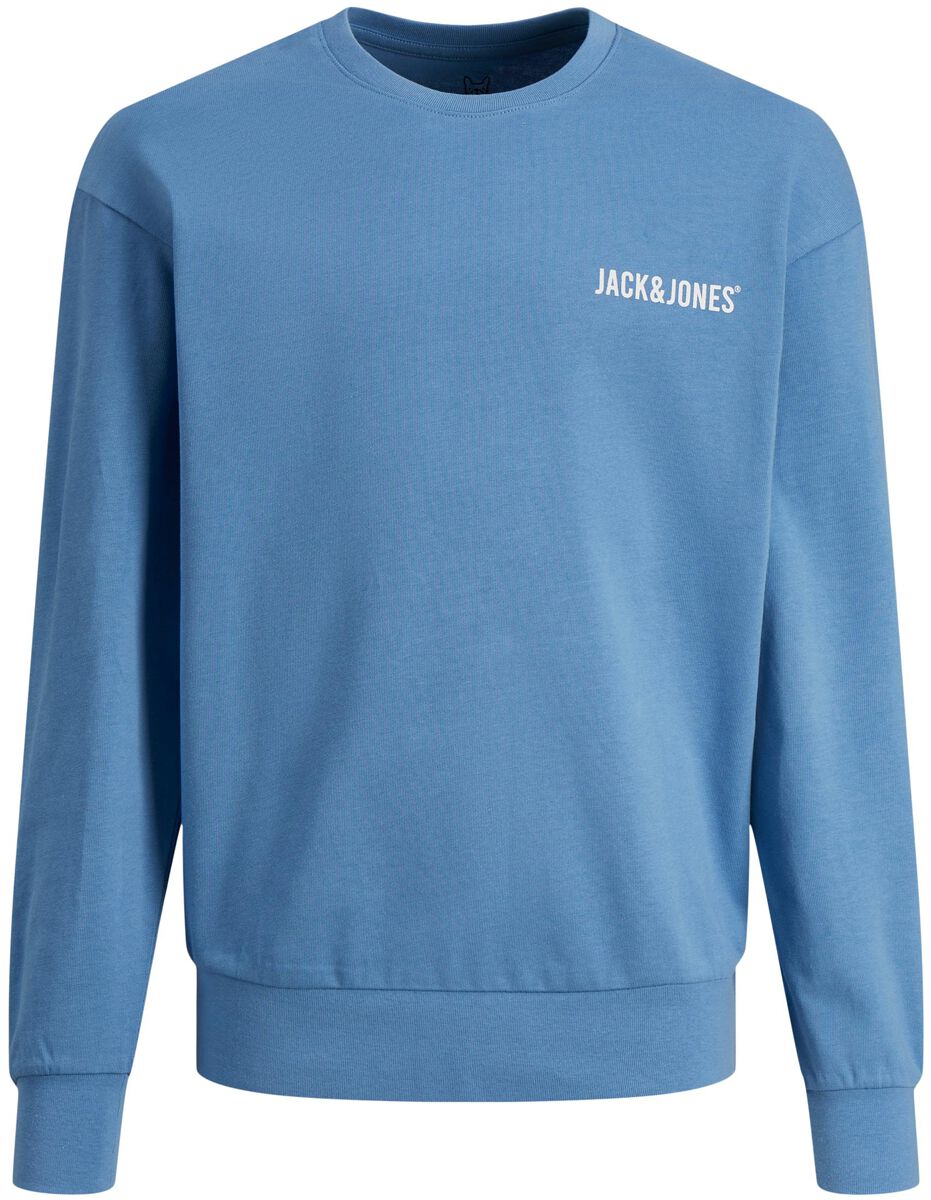 Jack & Jones Junior Sweatshirt - JJGrow Sweat Crew Neck JNR - 140 bis 176 - für Jungen - Größe 176 - hellblau