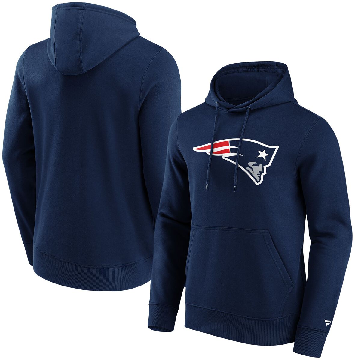 5056559833618 - New England Patriots Logo Kapuzenpullover navy in M