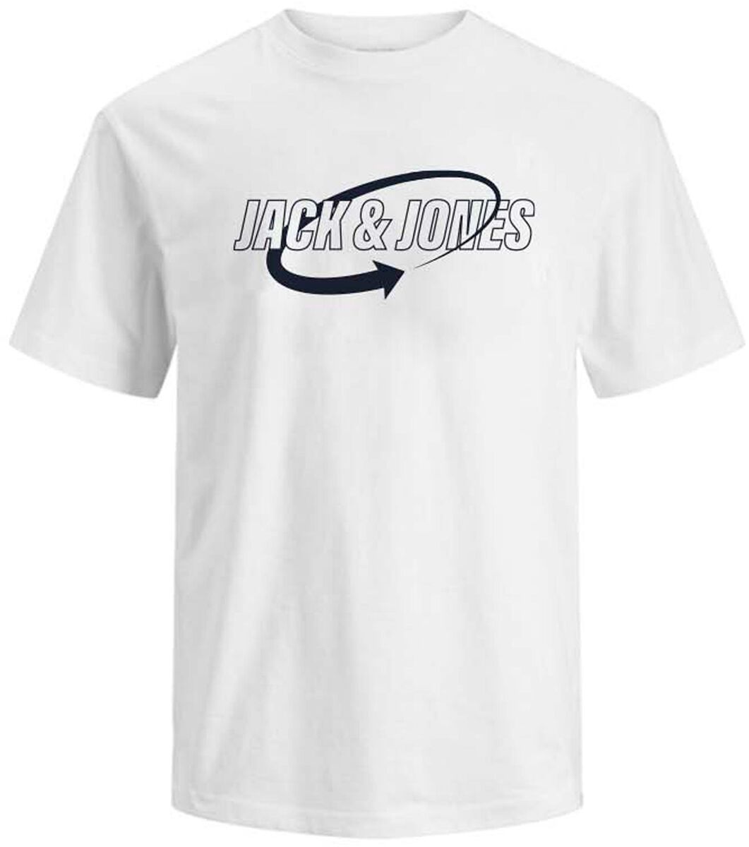 Jack & Jones Junior T-Shirt - JCoarrow Tee SS JNR - 140 bis 176 - für Männer - Größe 176 - weiß
