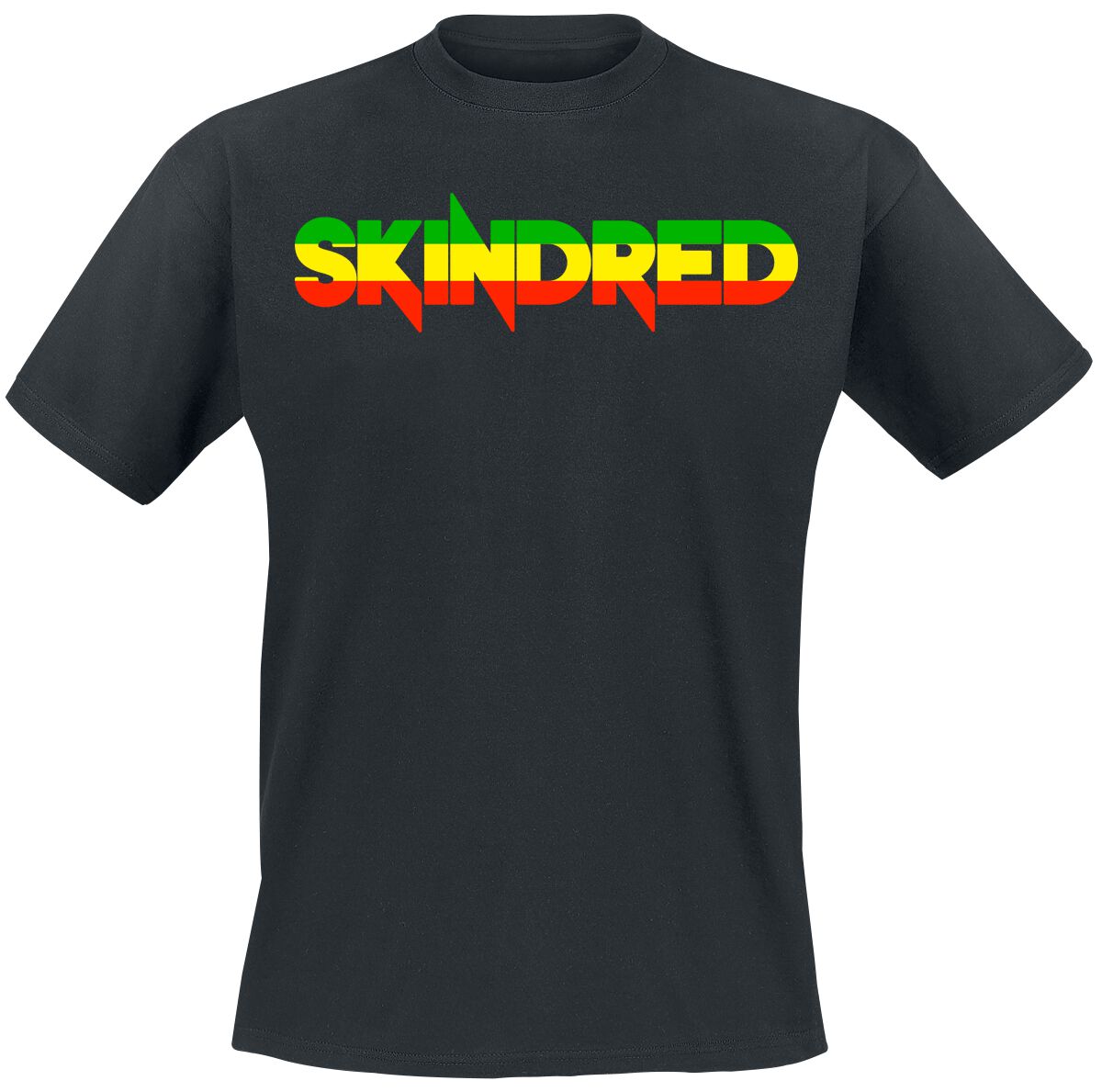 Levně Skindred Rasta Logo Tričko černá