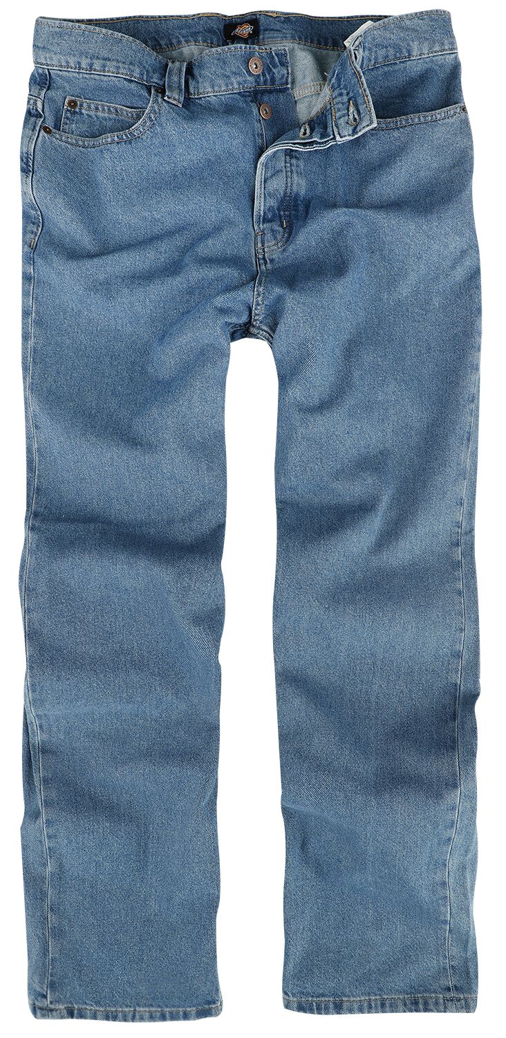 Dickies Jeans - Thomasville Denim - W30L32 bis W38L34 - für Männer - Größe W30L32 - blau