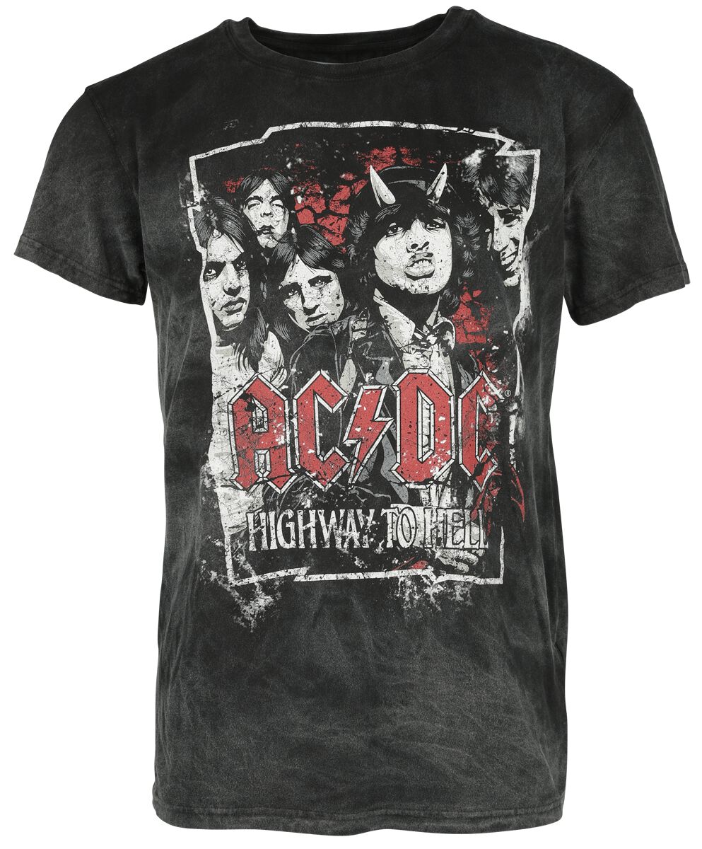 Levně AC/DC Highway To Hell! Tričko černá