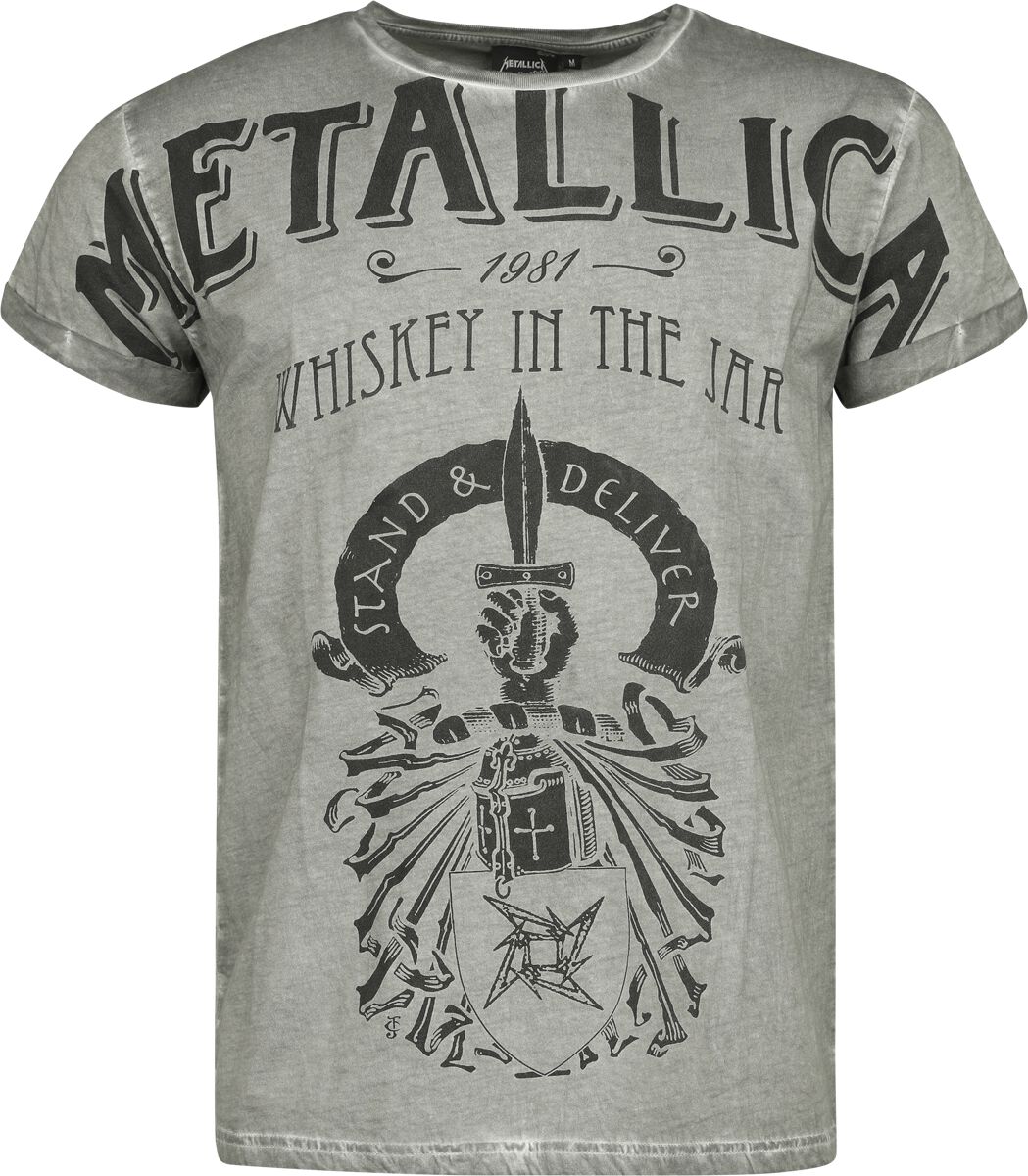 Metallica T-Shirt - EMP Signature Collection - S bis XXL - für Männer - Größe L - dunkelgrau  - EMP exklusives Merchandise!