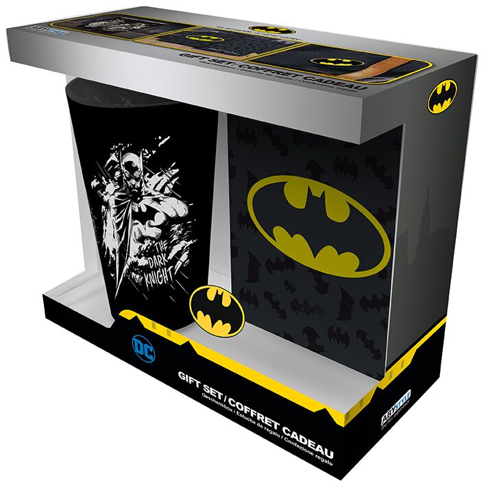 Batman - Geschenk-Set - Fanpaket - schwarz