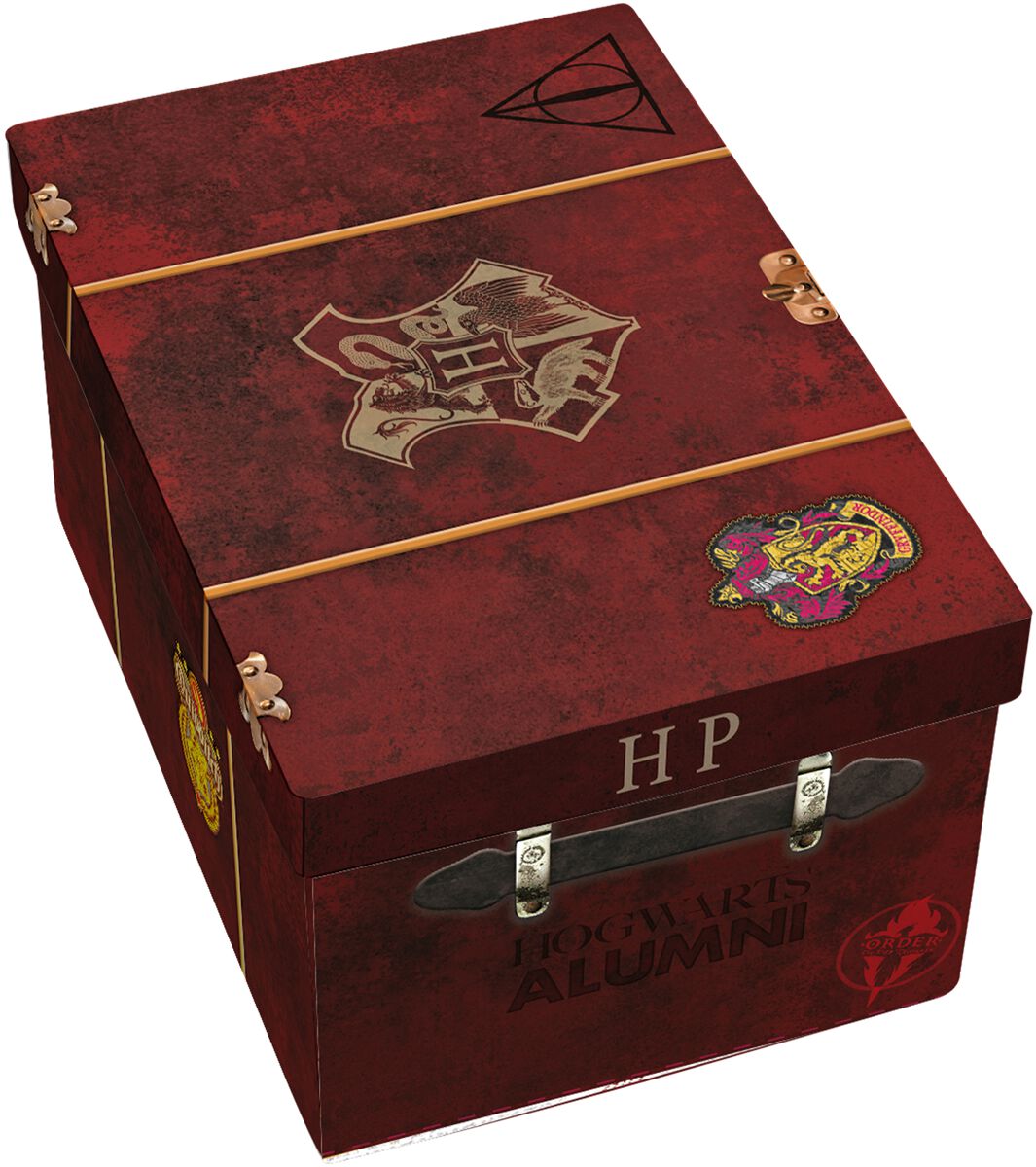 Harry Potter Hogwarts Suitcase - Premium Geschenk-Set Fanpaket rot