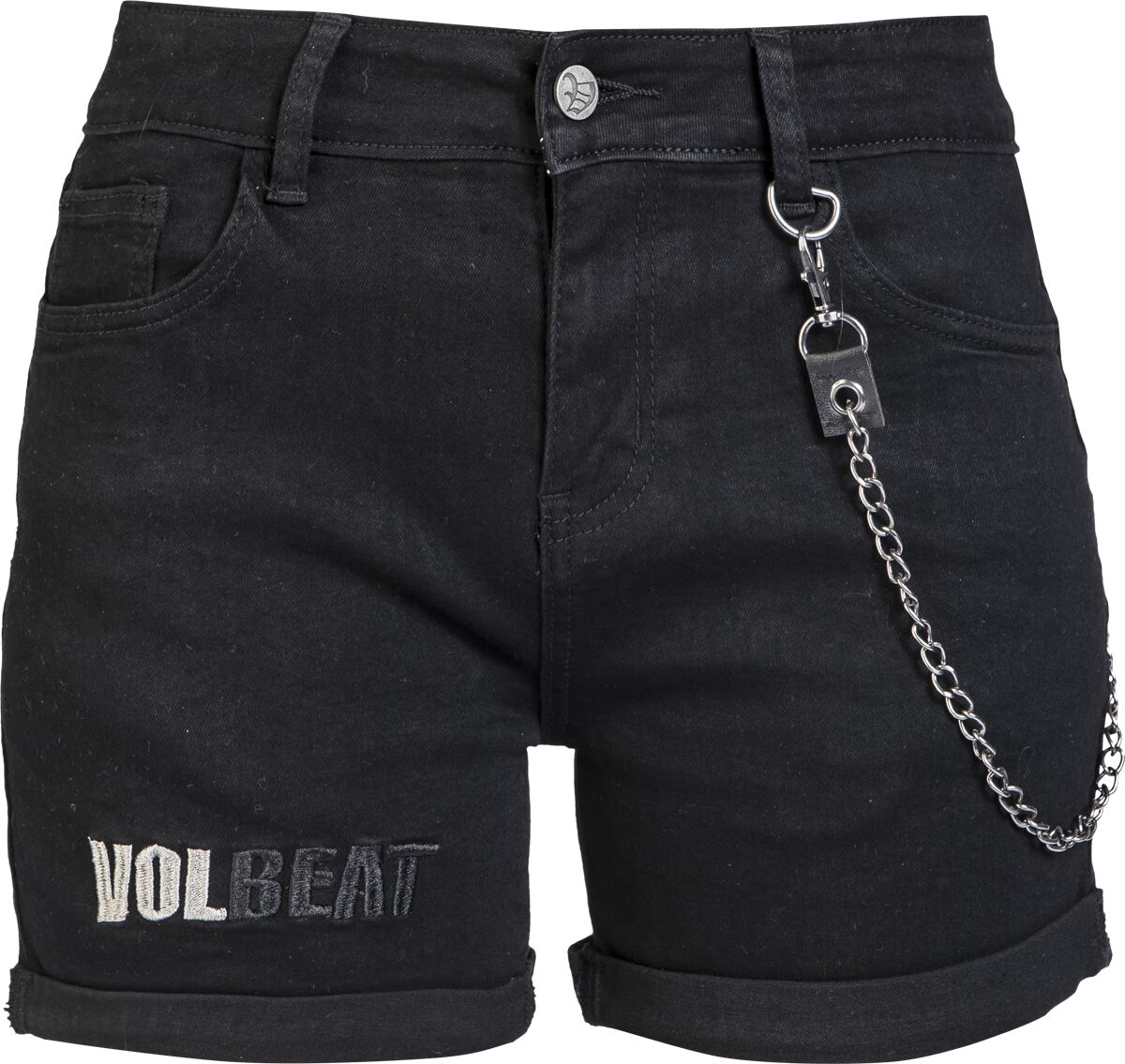 Levně Volbeat EMP Signature Collection Dámské kraťasy - Hotpants černá