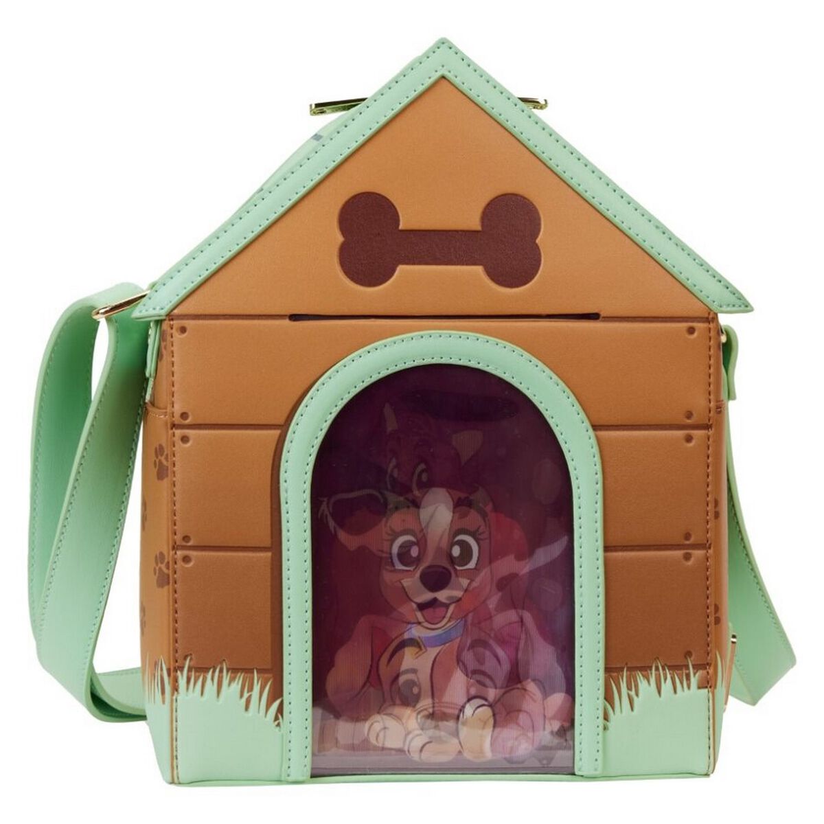Image of Borsa a tracolla Disney di Disney - Loungefly - I Heart Disney Dogs - Donna - multicolore