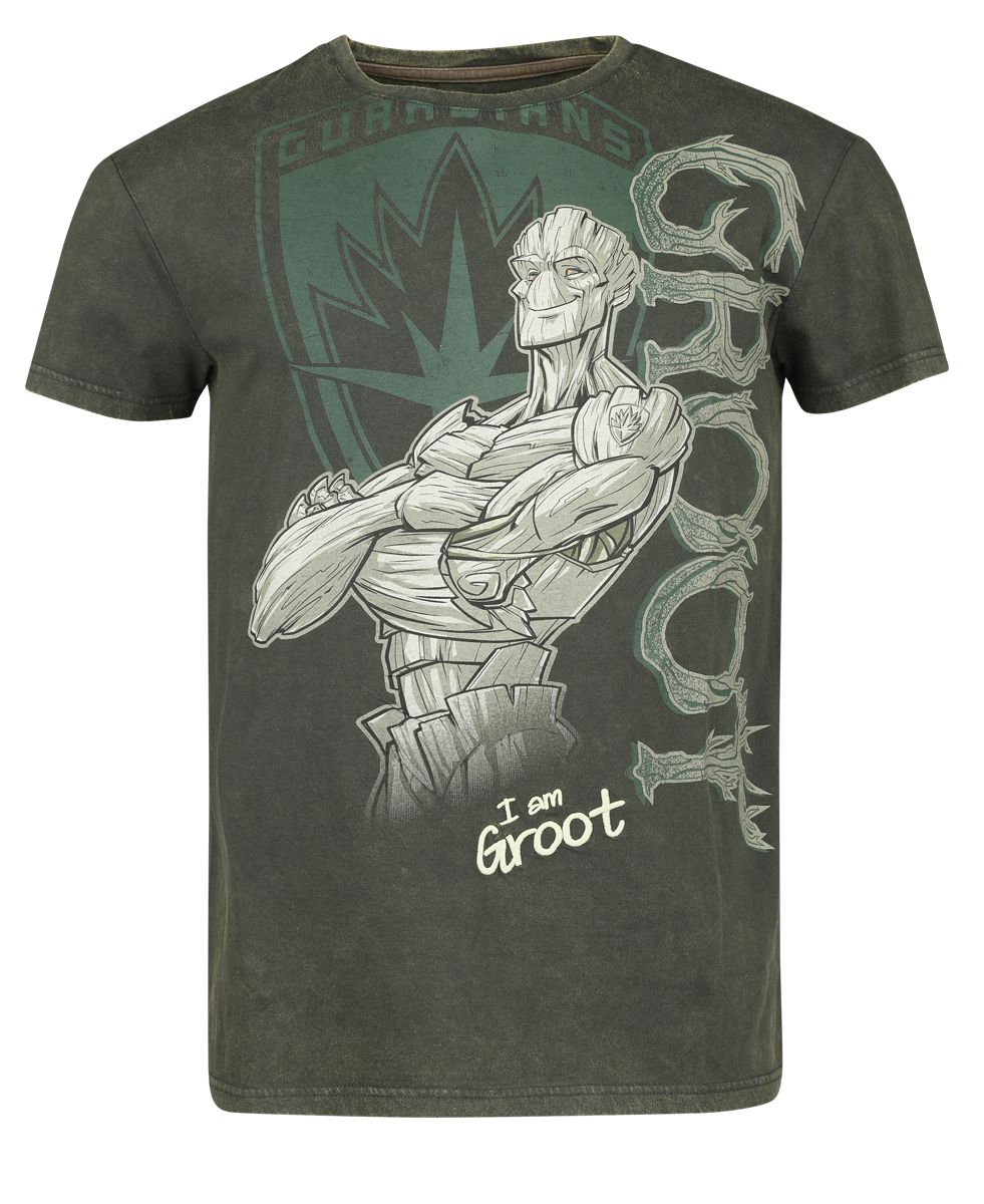 Guardians Of The Galaxy - Groot - T-Shirt - dunkelgrün - EMP Exklusiv!
