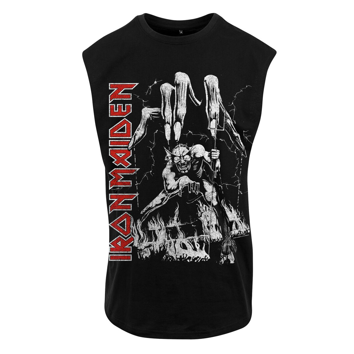 Image of Canotta di Iron Maiden - Eddie Big Hand - S a XXL - Uomo - nero