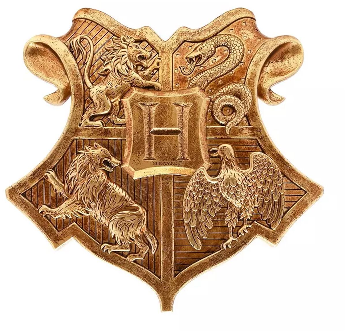 Levně Harry Potter Hogwarts dekorace zlatá
