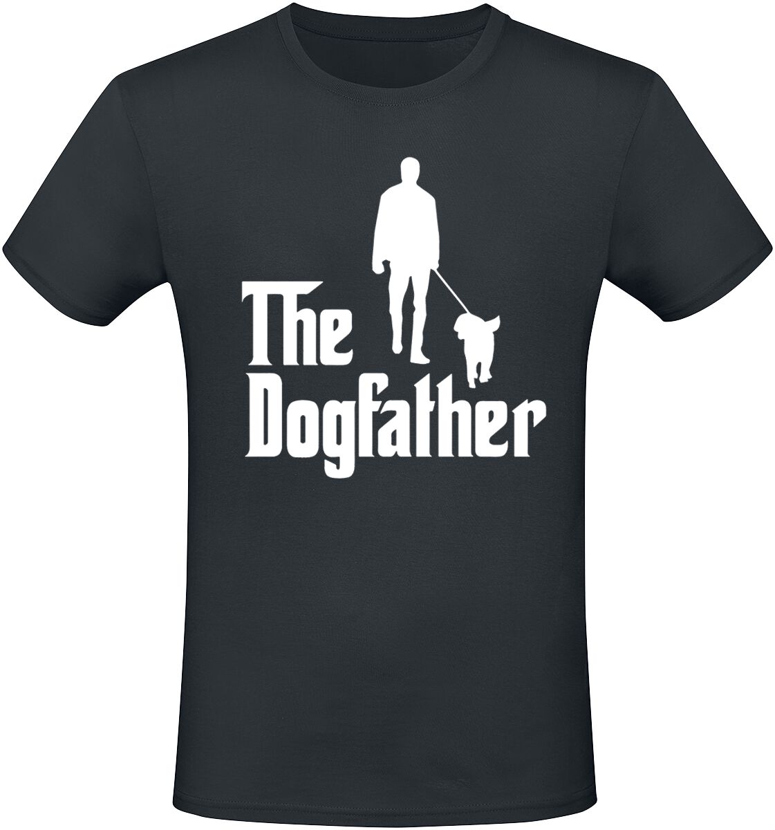 Tierisch T-Shirt - The Dogfather - M bis 3XL - für Männer - Größe L - schwarz