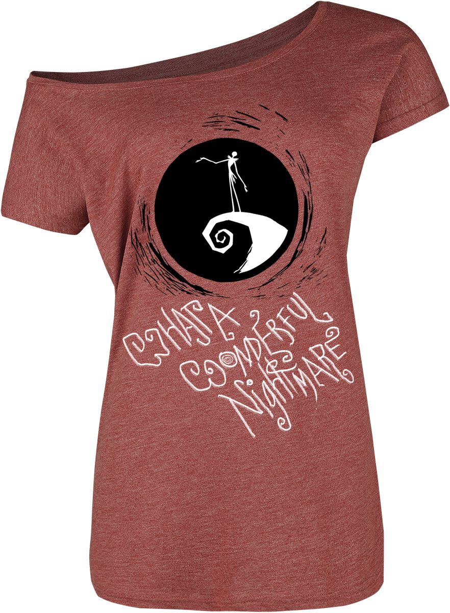 The Nightmare Before Christmas - Loose - T-Shirt - rot