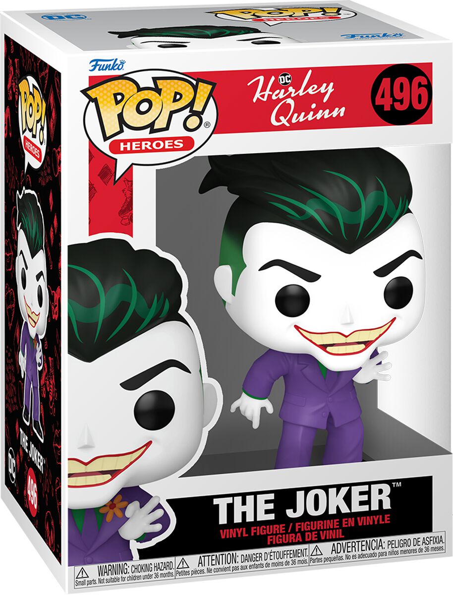 Harley Quinn The Joker Vinyl Figur 496 Funko Pop! multicolor